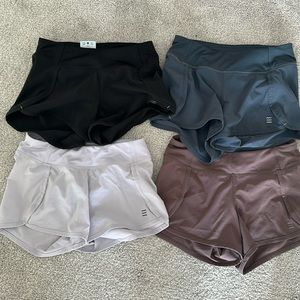 Lot of 4 girls Free Fly apparel shorts size small